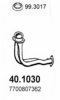 RENAU 7700807362 Exhaust Pipe